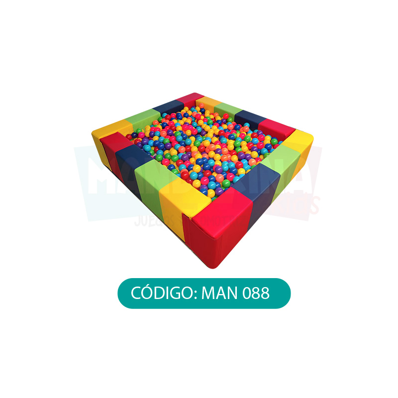 Piscina Multicolor + 1000 pelotas